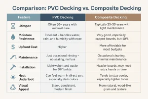 PVC Decking or Composite Decking