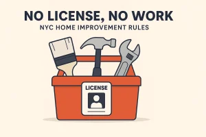 Home improvement contract license