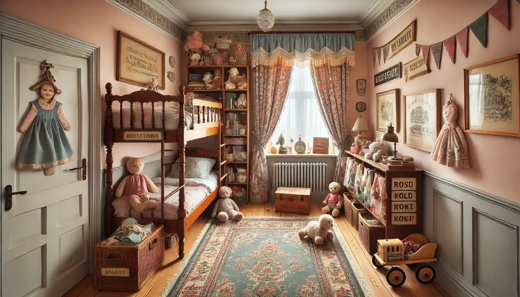 Shared Kids Room - Tips for Decorating a Shared Kids’ Room with Vintage Flair